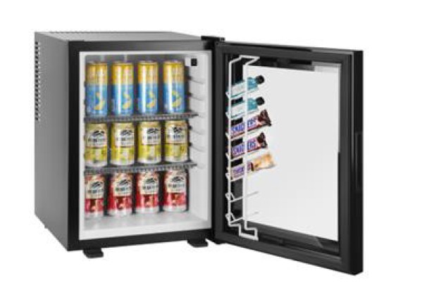 USHFBM Minibár hűtő USHF 28 BM, 28literes üvegajtós