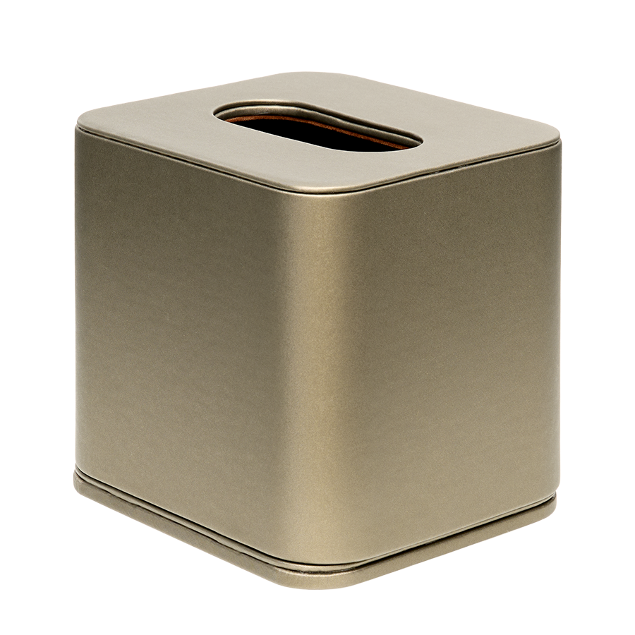 Londoner Modern Line, Tissue Dispenser, faux leather 130 x 145 x 130 black