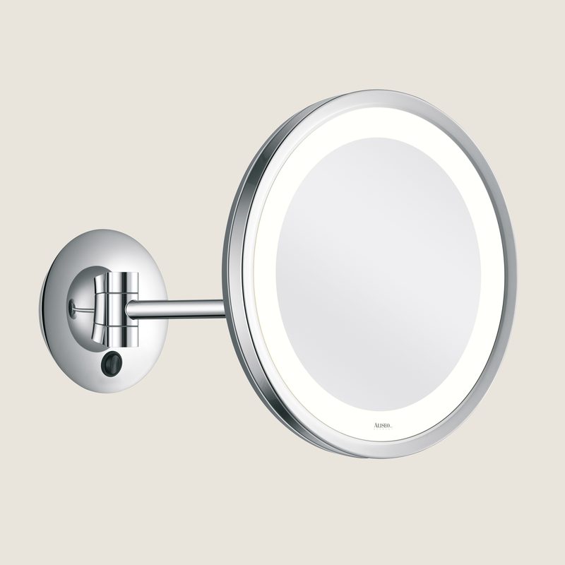 aliseo_020677-3.jpg Magnifying Mirror LED-City-Light, ø 250 mm, chrome