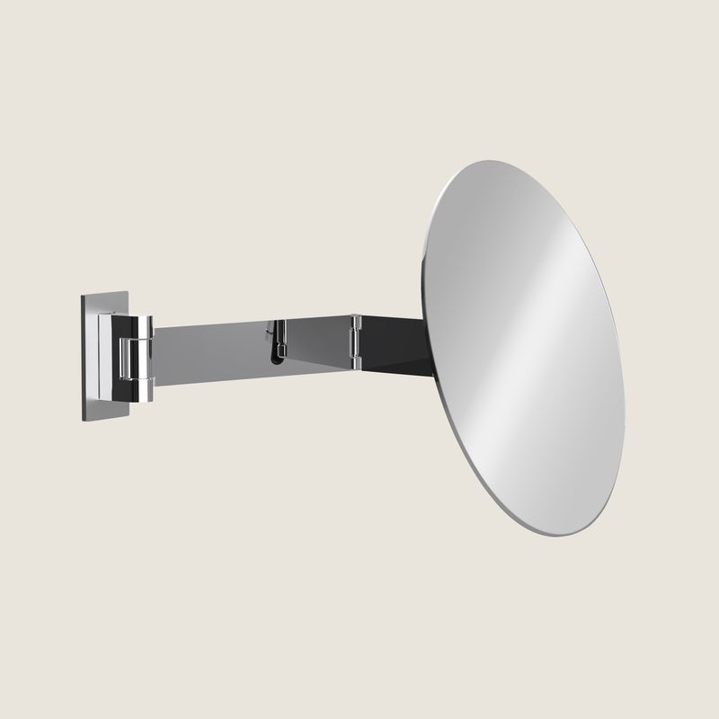 aliseo_020829-1.jpg Magnifying Mirror FACE, ø 200 mm, chrome + adapter plate 65x34