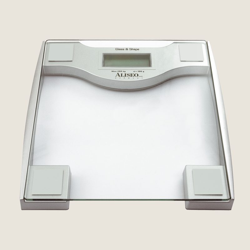 Glass Bathroom Scale Futura, square