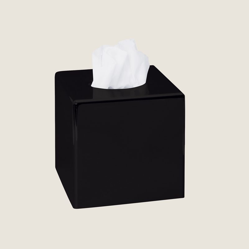 aliseo_030661-3.jpg Tissue Dispenser, cube form, black matt