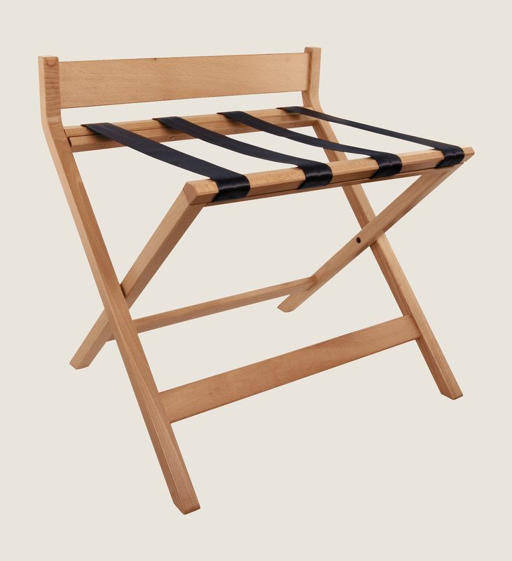 LUGGAGE RACK, natural beech