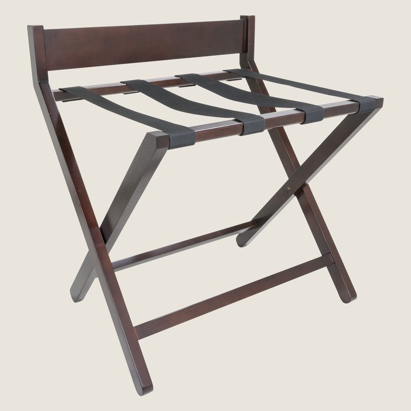 LUGGAGE RACK, Mahogany stained