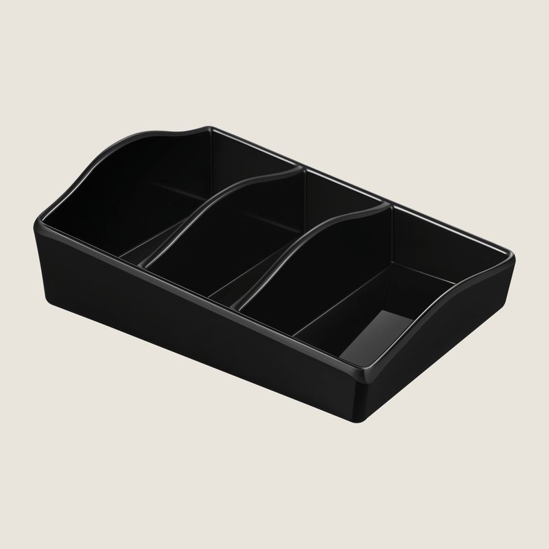 aliseo_170228 Sachet Tray, black, 130 x 40 x 100