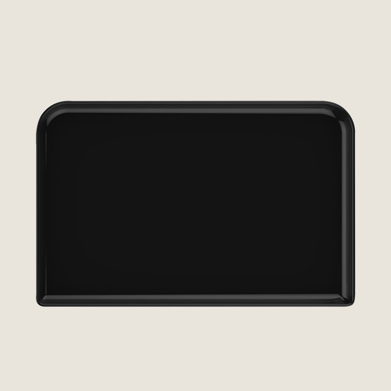 aliseo_170277 Main Tray COURTESY TRAY, black, 400 x 200 x 16 mm