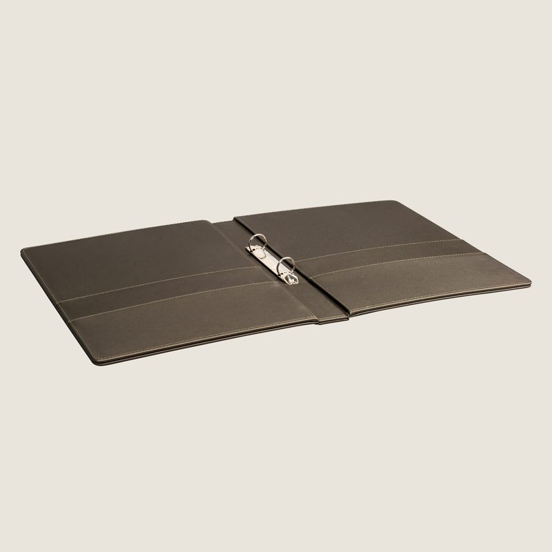 The Londoner, Service Binder A4, taupe (brownish grey)