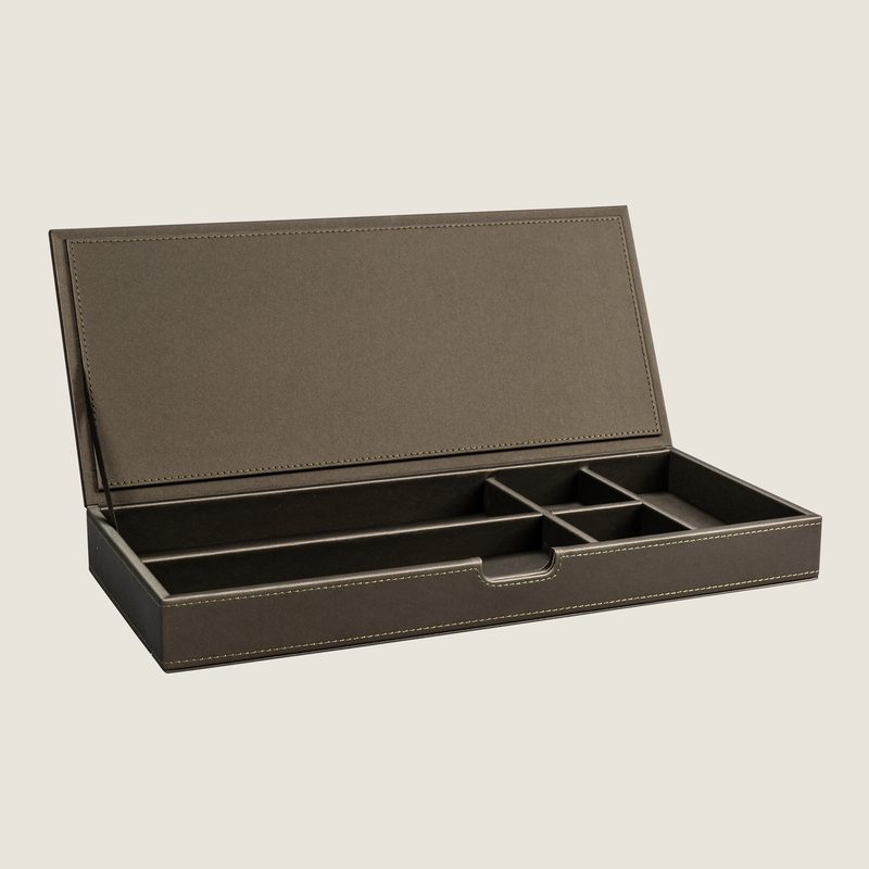 The Londoner, Stationary Box, taupe (brownish grey)