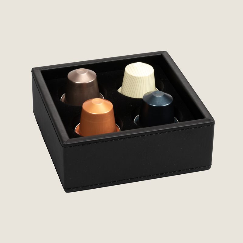 aliseo_190091 The Londoner, Coffee Capsule Box, black