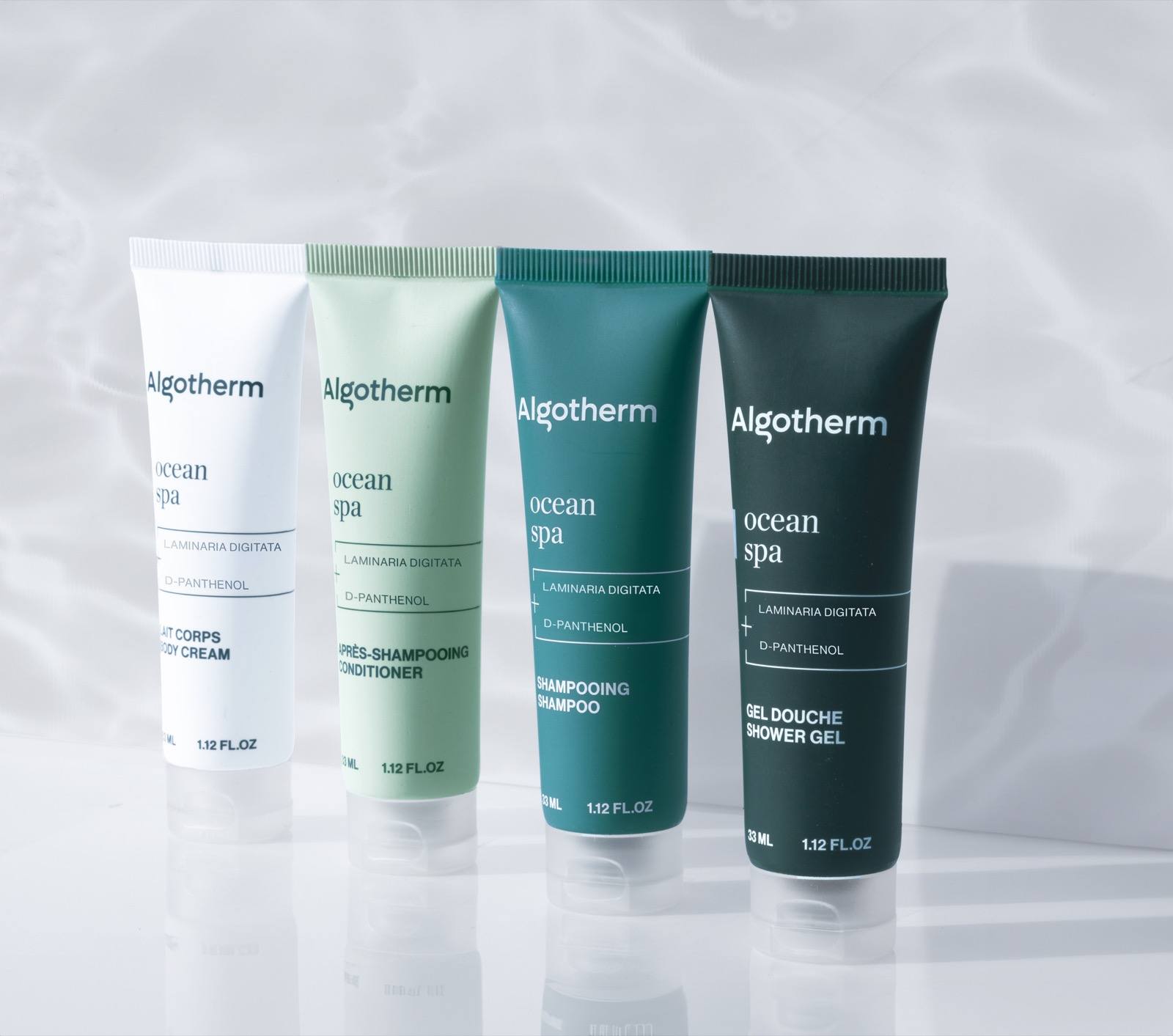 Algotherm Ocean Spa tubusok egységes vizuális környezetben