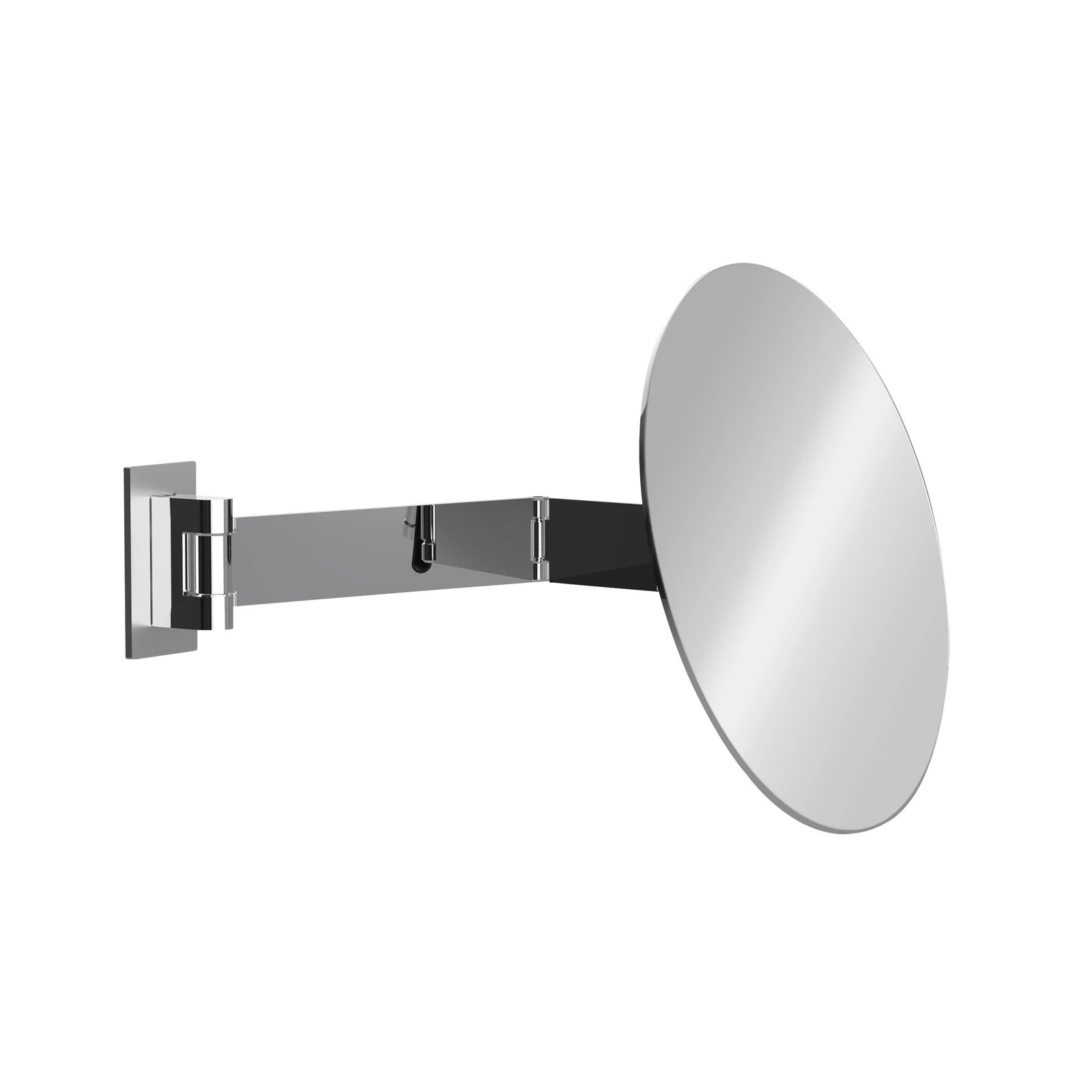 Nagyító tükör Aliseo FACE, ø 200 mm, króm + adapterlemez 65×34 – Aliseo termékkép