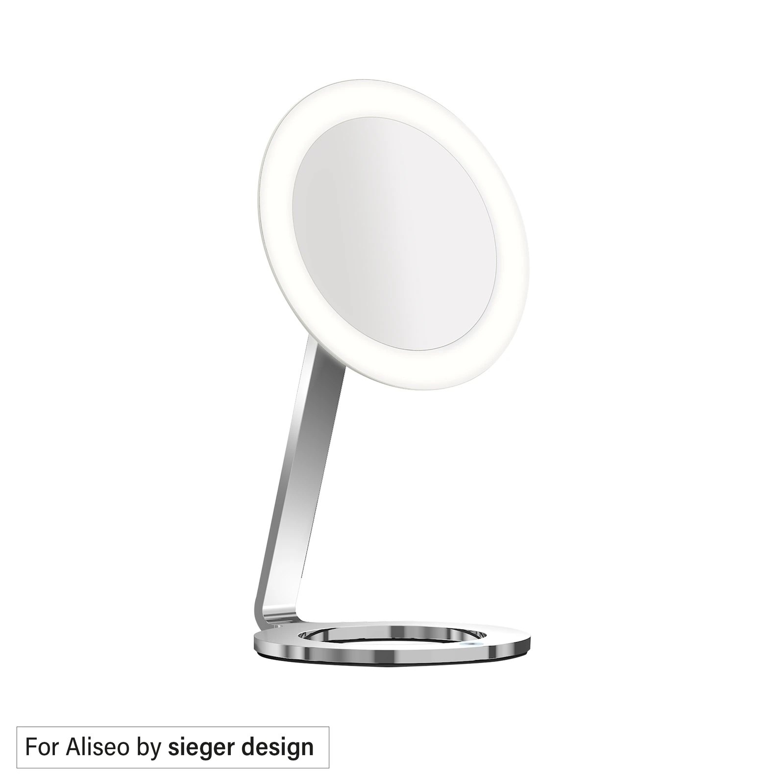 Tükör Aliseo LED MOON DANCE, króm, ø 240 mm (020759) – Aliseo termékkép