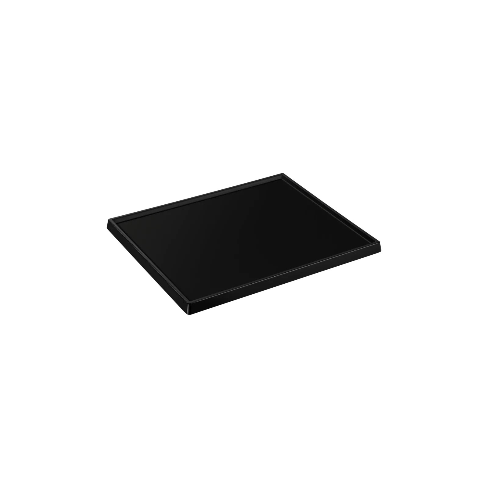 Tálca, fekete, 400×330×20 mm – Aliseo termékkép