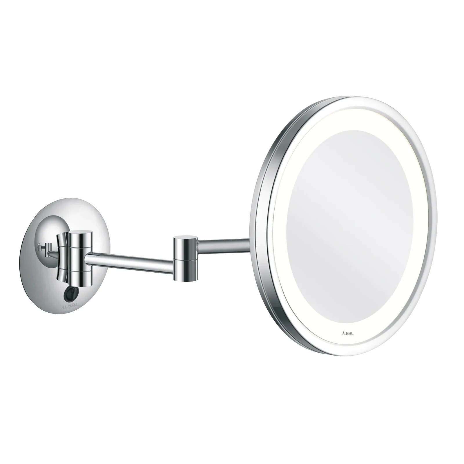 Nagyító tükör Aliseo LED-City-Light, króm, ø 250 mm (020657) – Aliseo termékkép
