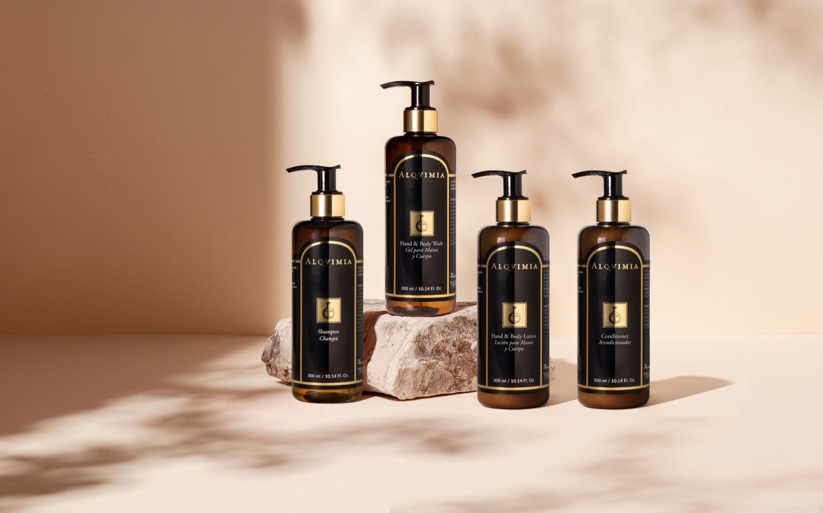 Alqvimia Ecopump 300 ml-es adagolás fürdőszobai környezetben