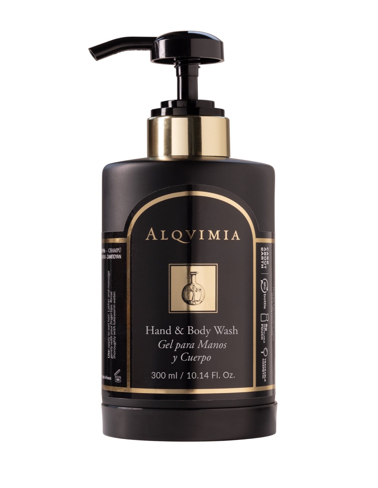 Alqvimia 300 ml Ecofill kéz- és testmosó adagoló