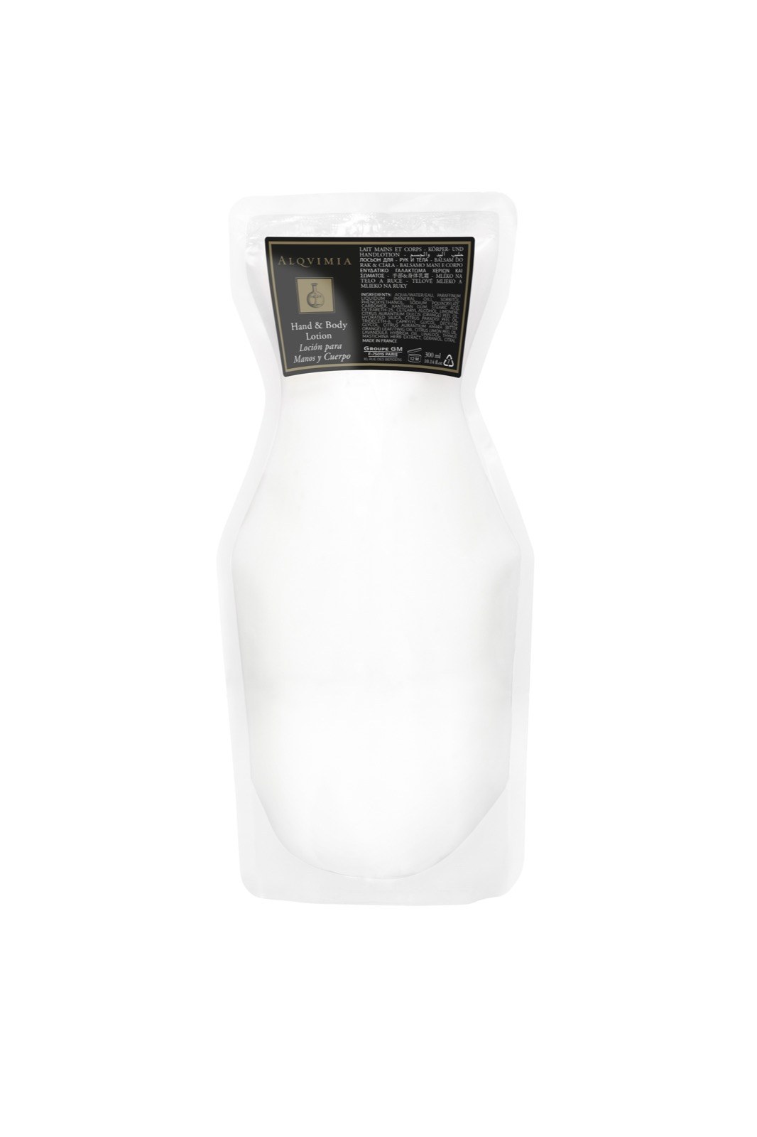 Alqvimia testápoló 300 ml-es Ecofill utántöltő tasak