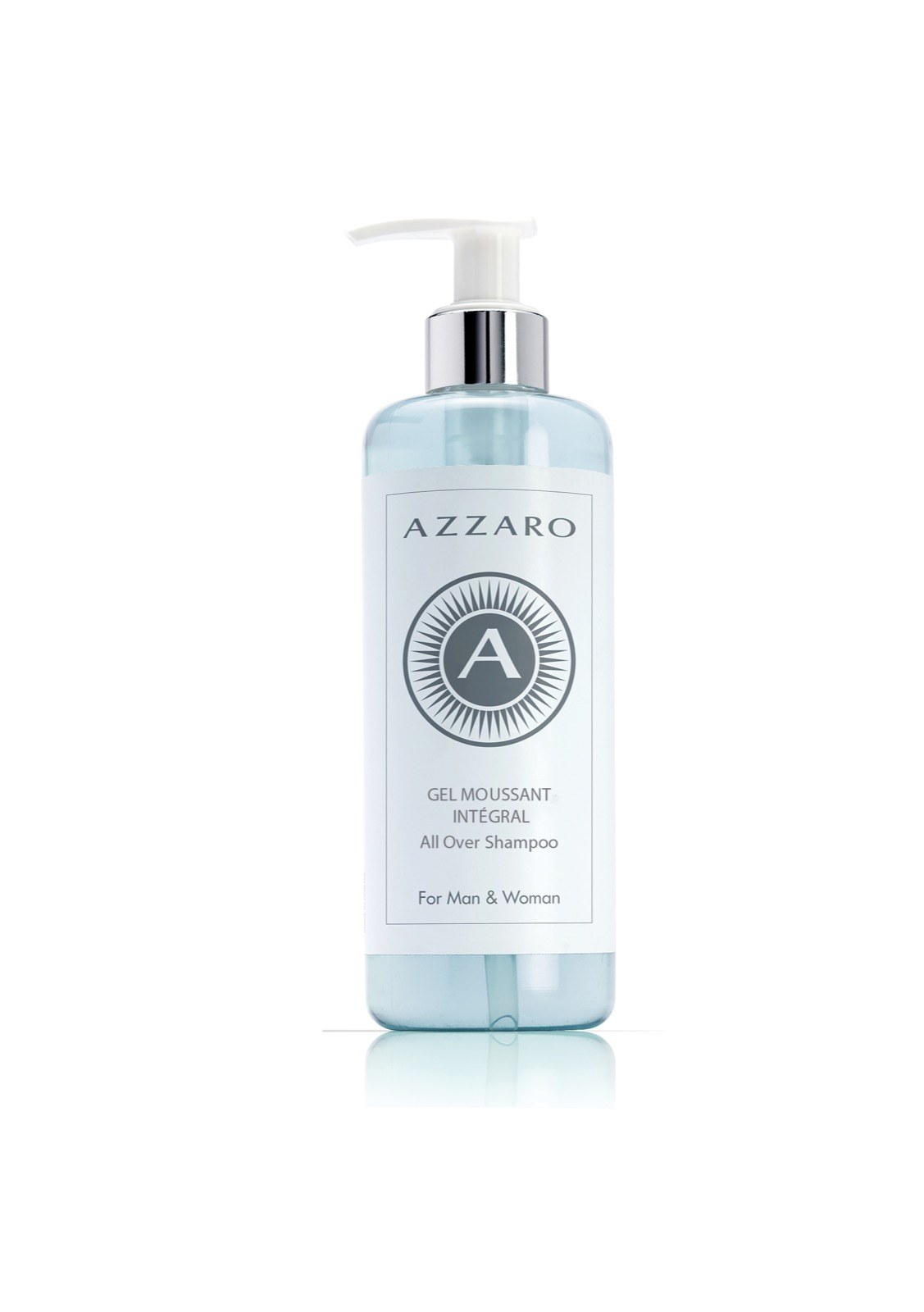 Azzaro 300 ml sampon és tusfürdő egyben Ecopump adagoló