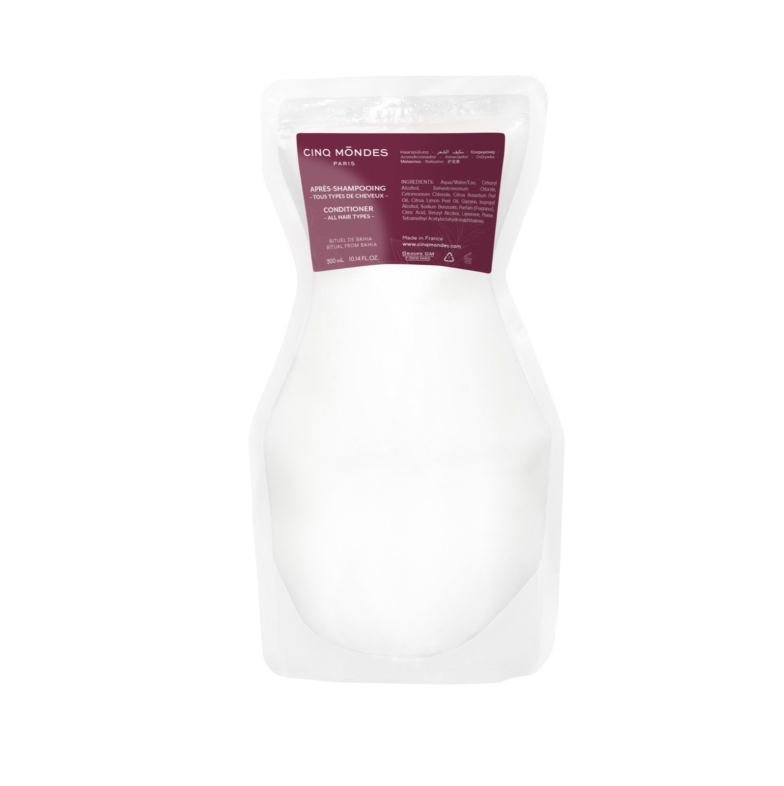 Cinq Mondes 21451 Ecofill kondicionáló utántöltő 300 ml