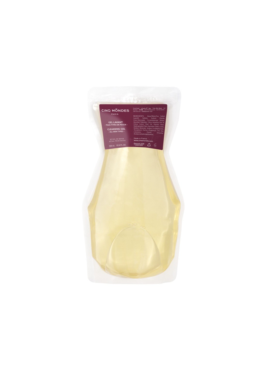 Cinq Mondes 21455 Ecofill tusfürdő utántöltő 300 ml