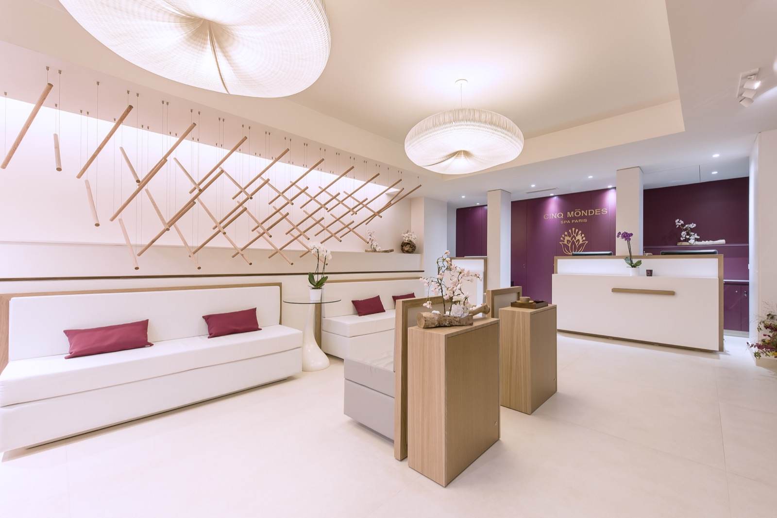 Cinq Mondes párizsi spa-környezet