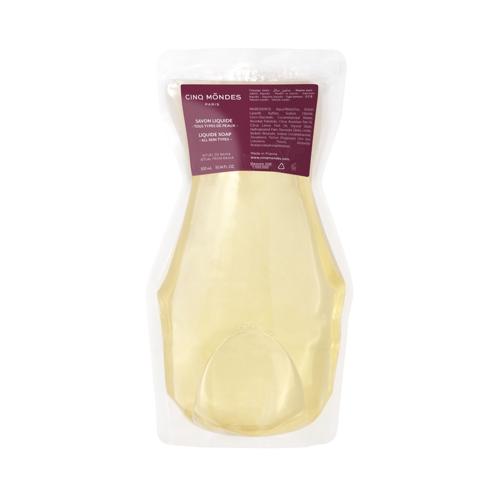 Cinq Mondes 21447 Ecofill folyékony szappan utántöltő 300 ml