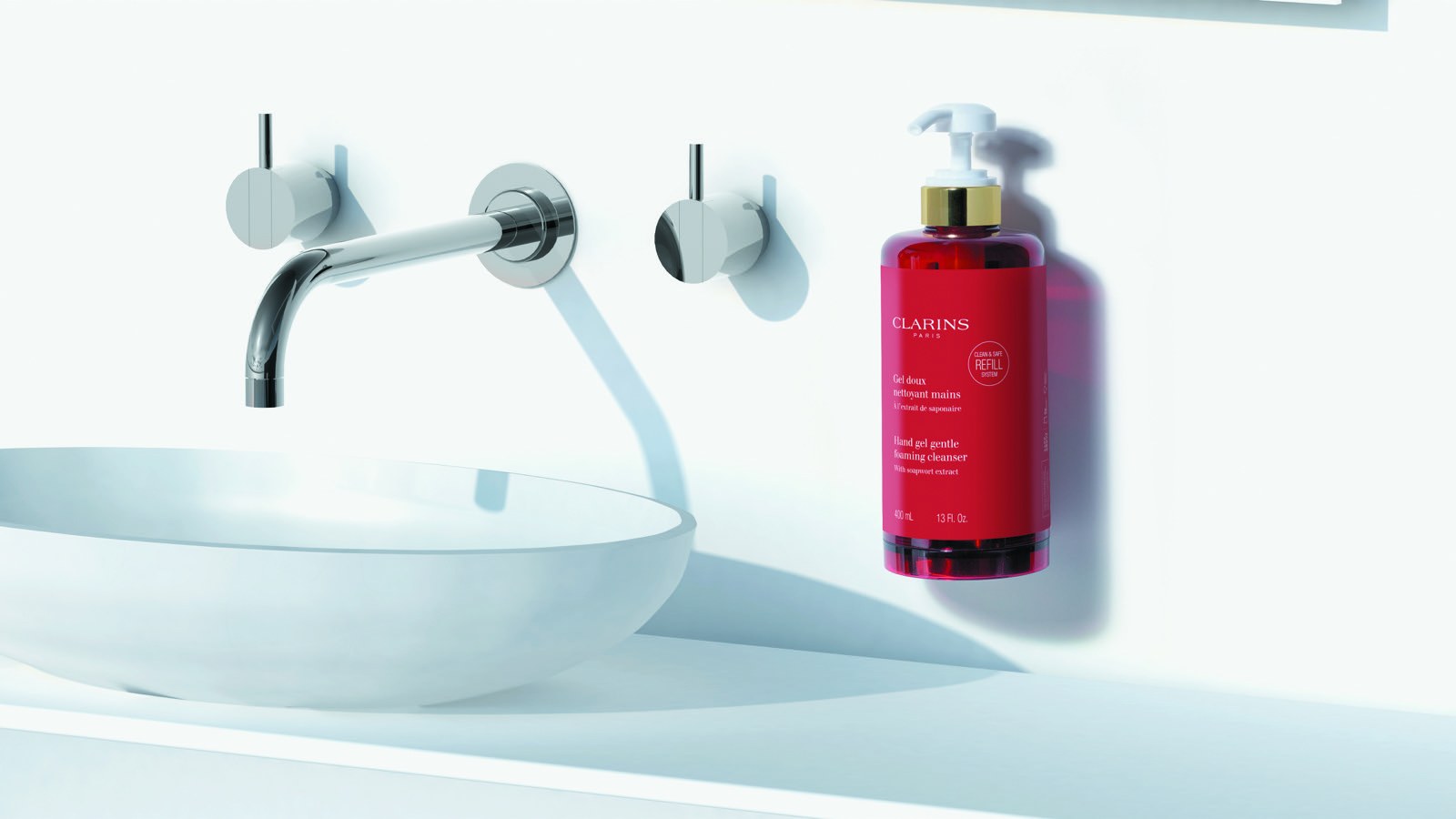 Clarins 400 ml-es Ecofill adagolórendszer