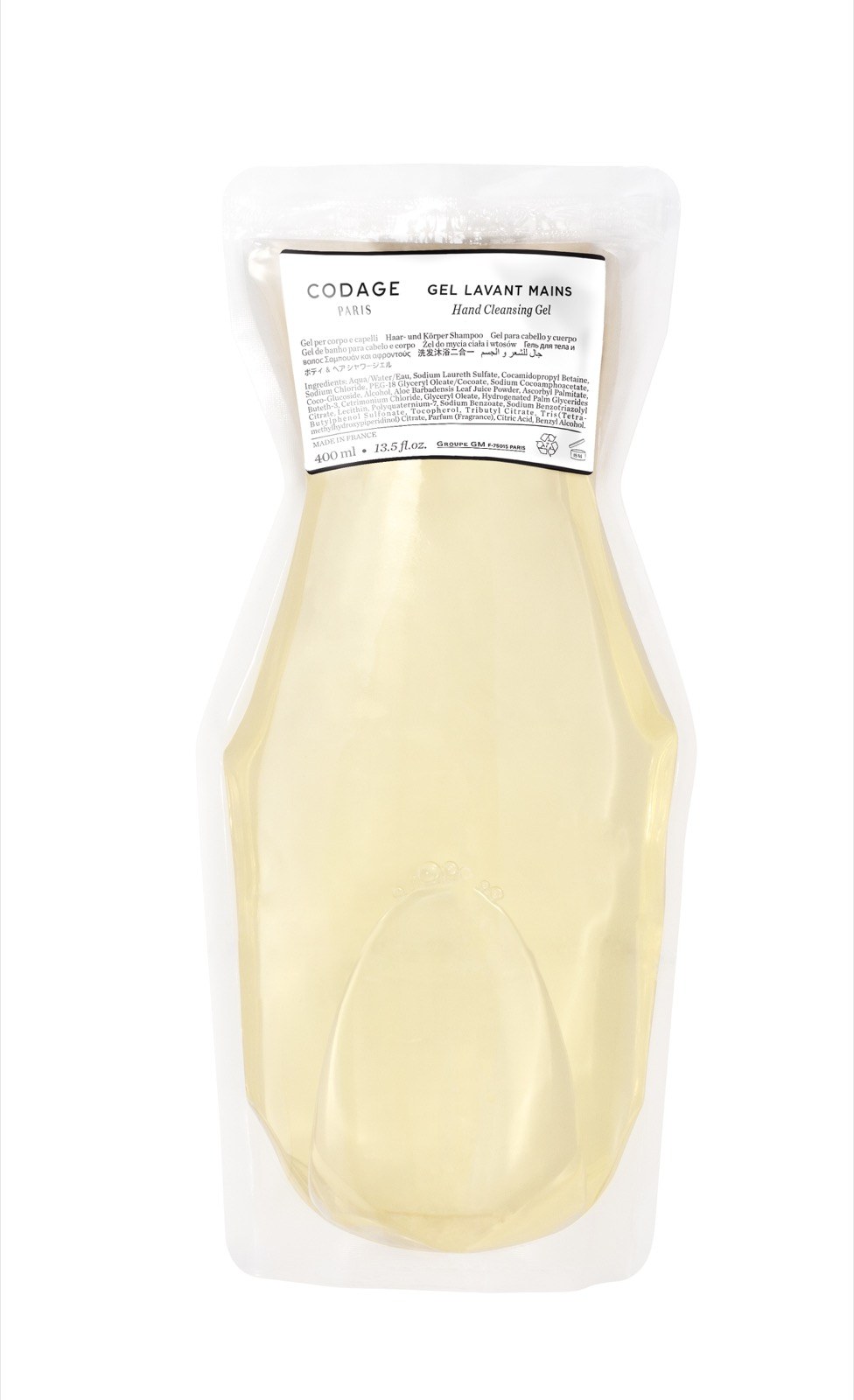 CODAGE 300 ml Ecofill kéztisztító gél utántöltő