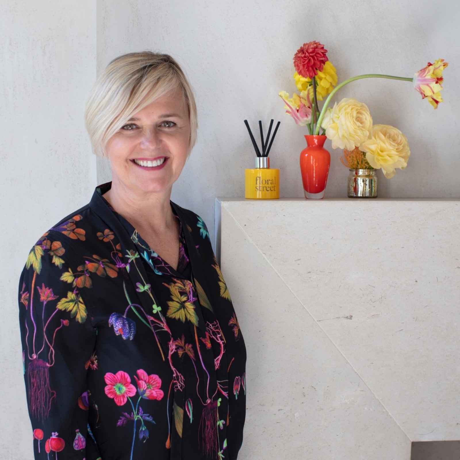 Michelle Feeney a Floral Street alapítója