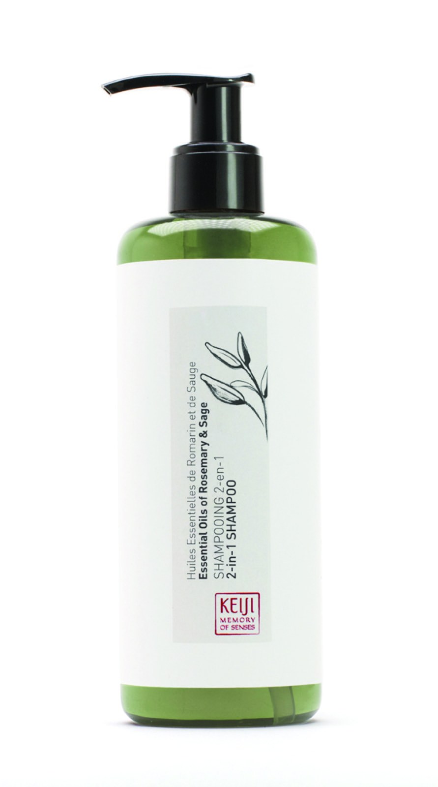 Keiji 300 ml-es Ecopump 2 az 1-ben sampon