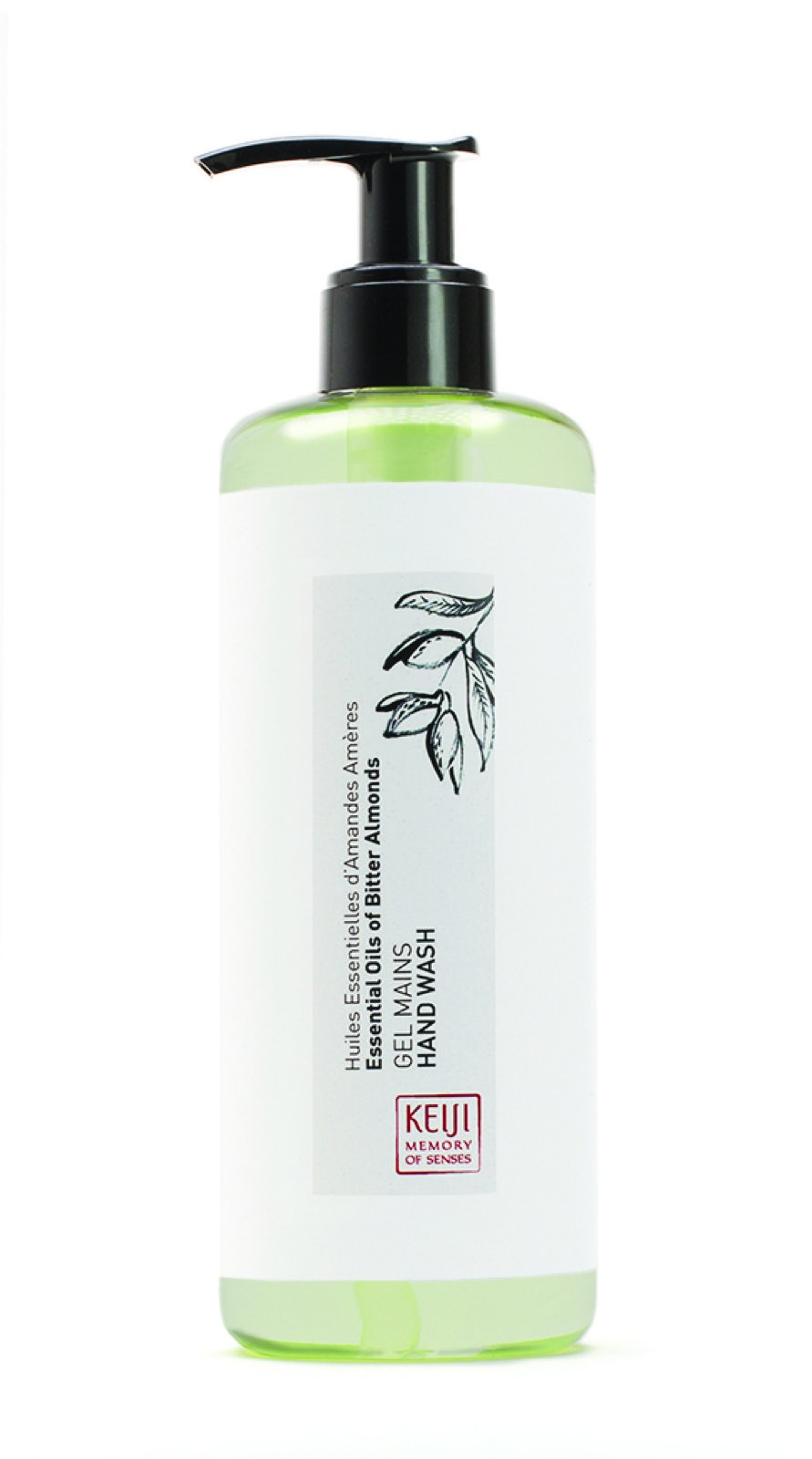 Keiji 300 ml-es Ecopump kézmosó, keserűmandulaolajjal