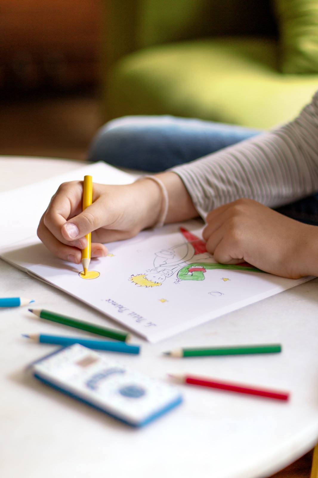 Le Petit Prince színezőkészlet és fürdőszobai kiegészítők gyermekbarát hangulatban