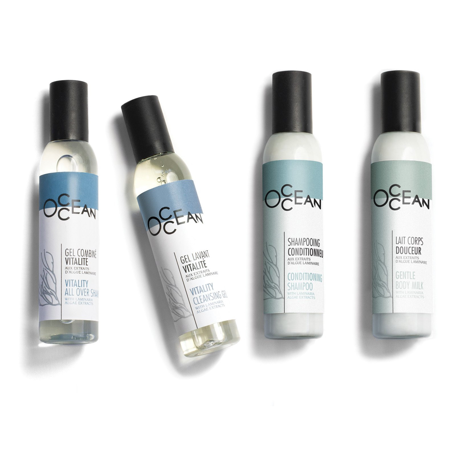 Az Occean négyféle 40 ml-es flakonja