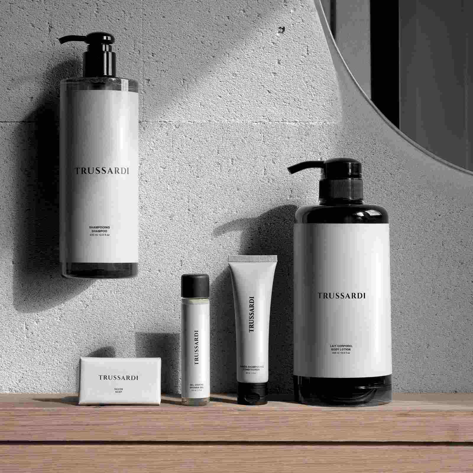 Trussardi hotelvonal személyes és nagy formátumú termékekkel