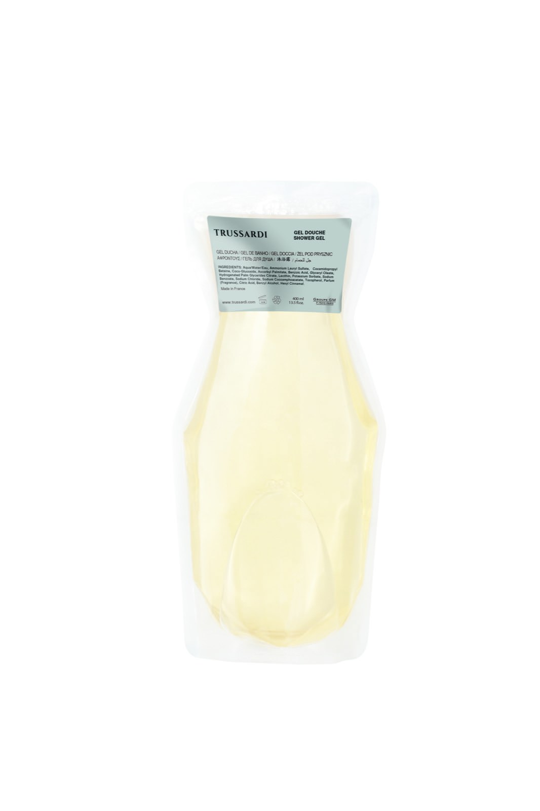 Trussardi 400 ml-es Ecofill tusfürdő utántöltő