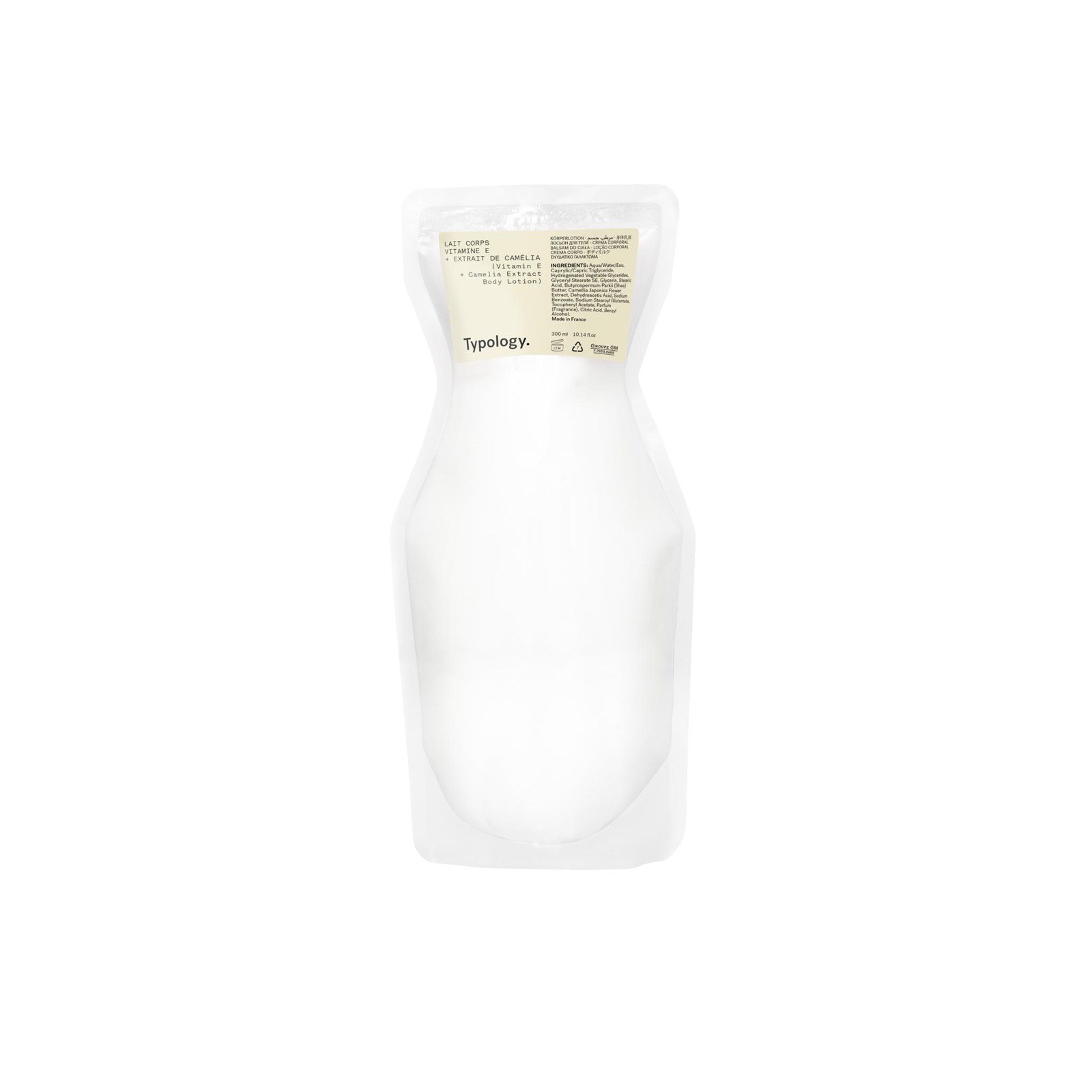Typology testápoló Ecofill utántöltő 300 ml
