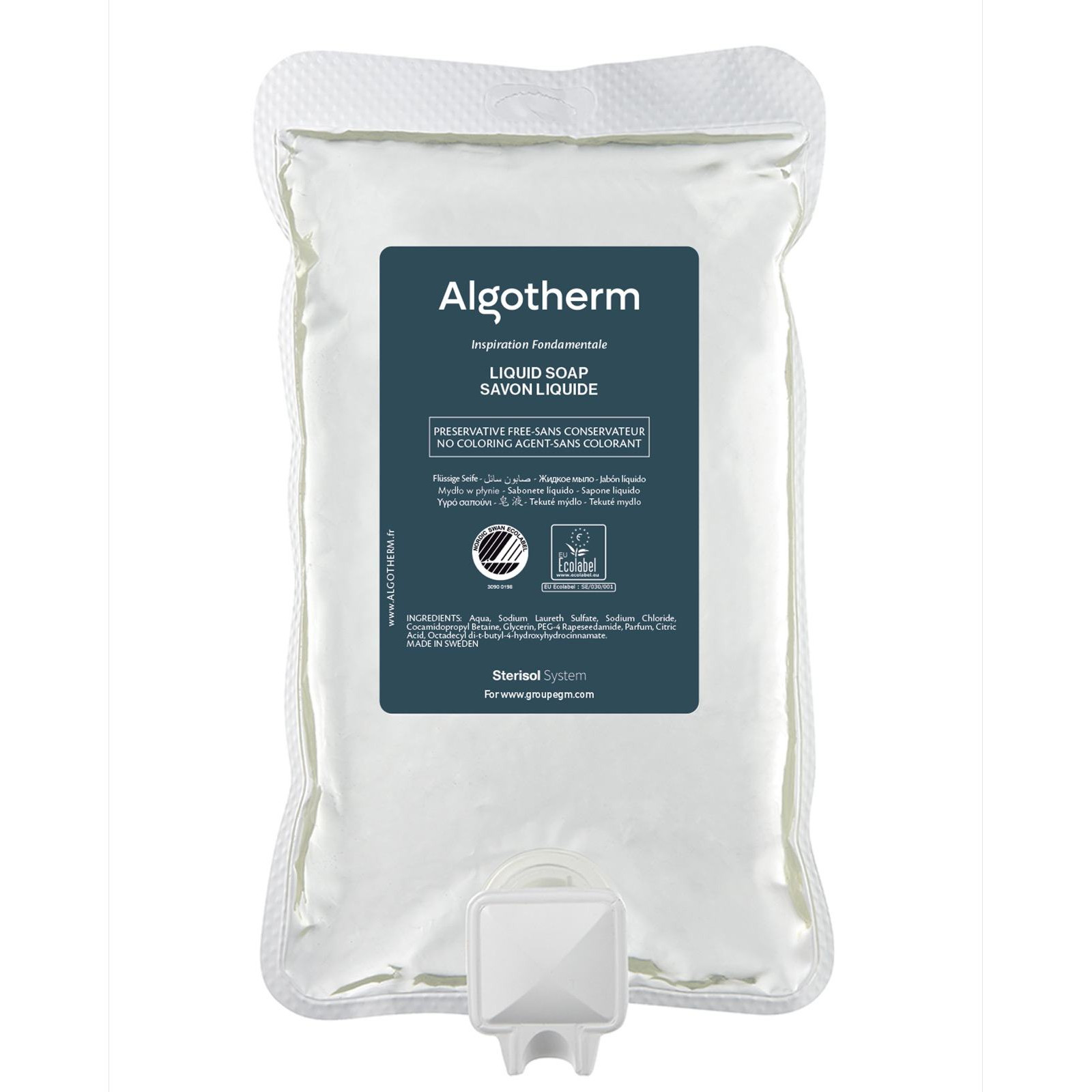 Algotherm Ocean Spa Ecosource 375 ml-es utántöltőtasak