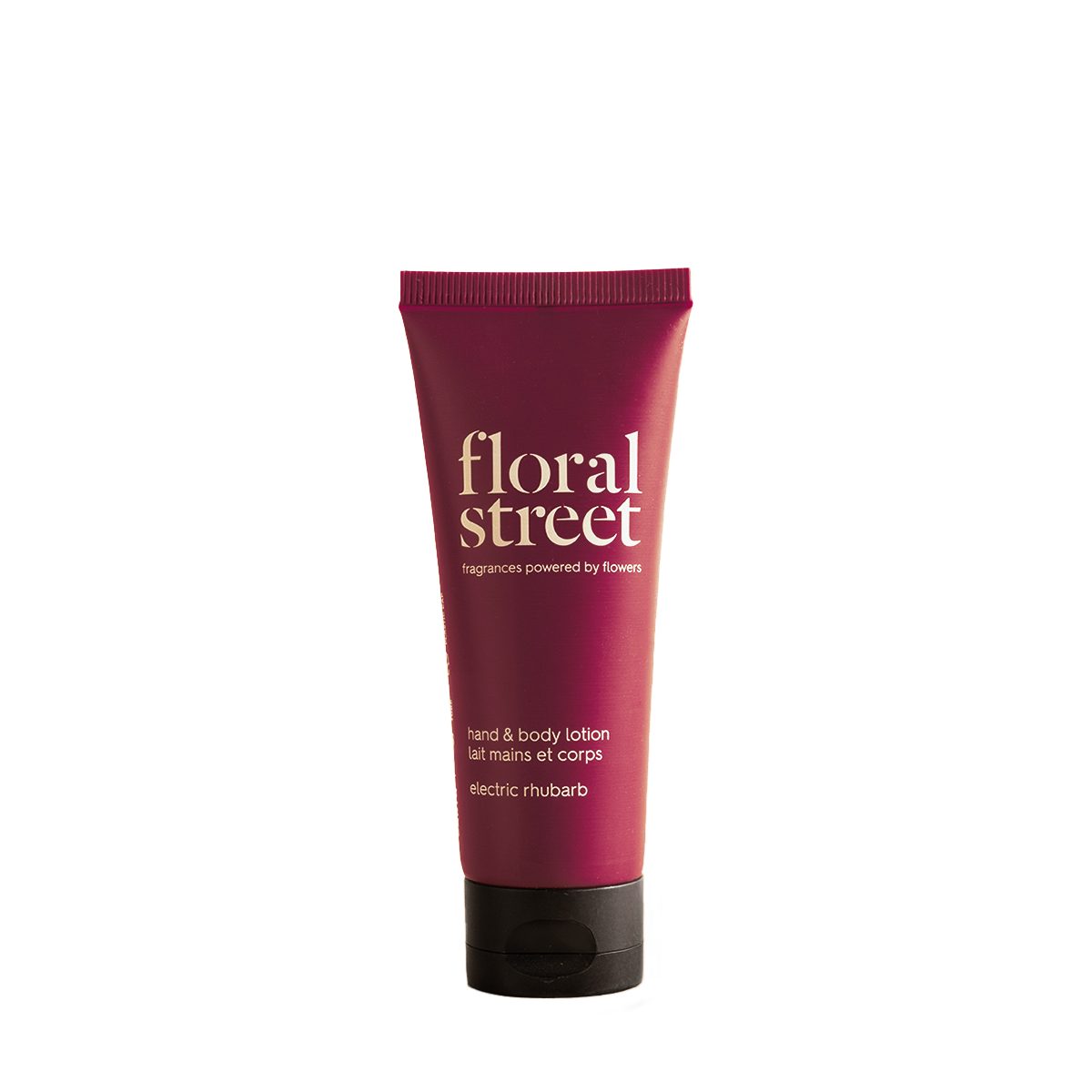 Floral Street Electric Rhubarb kéz- és testápoló tubus, 30 ml