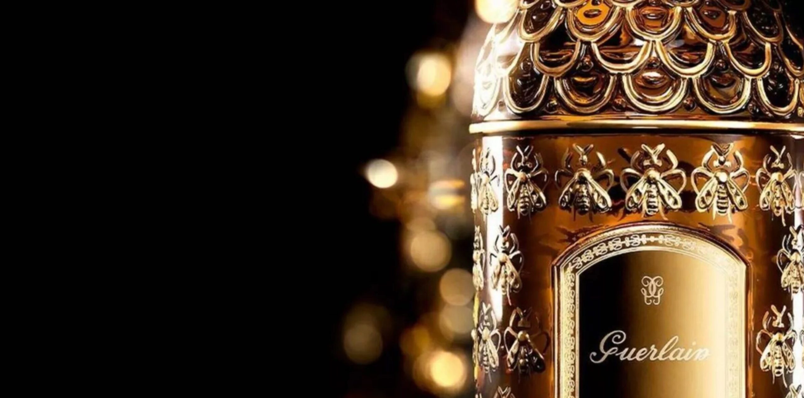 Guerlain Eau de Cologne Impériale üveg méh-motívumos arany részletekkel
