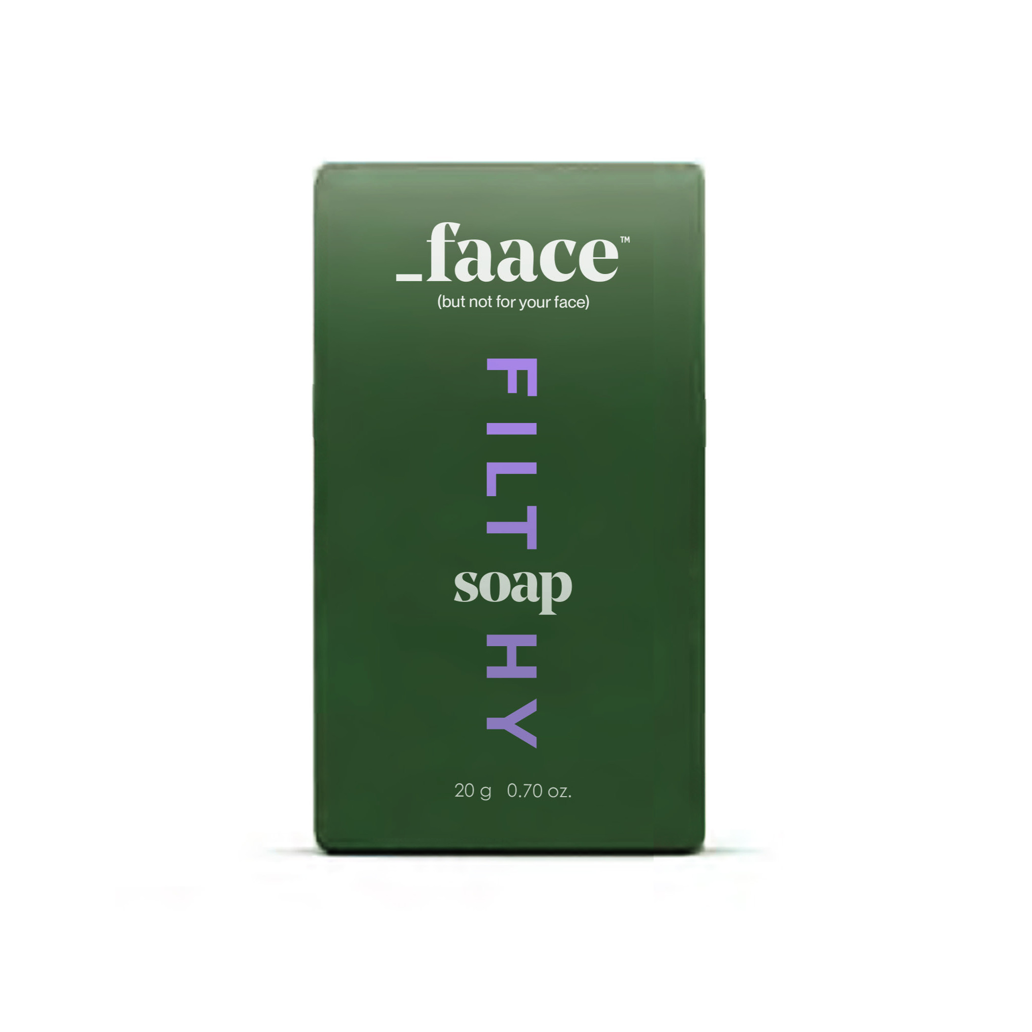 Faace 20 g-os szappan kartondobozban
