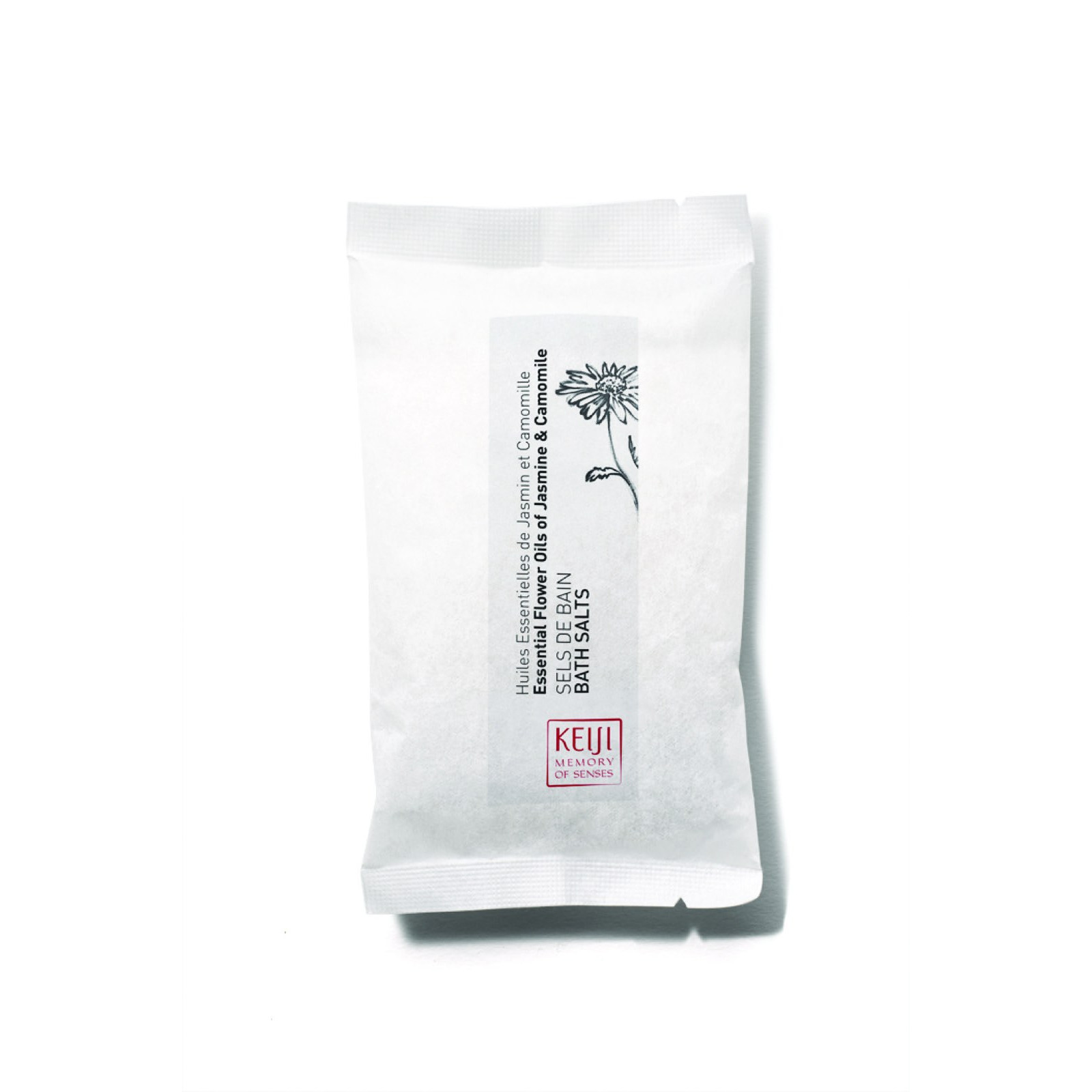 Keiji fürdősó 35 g, jázmin- és kamillaolajjal