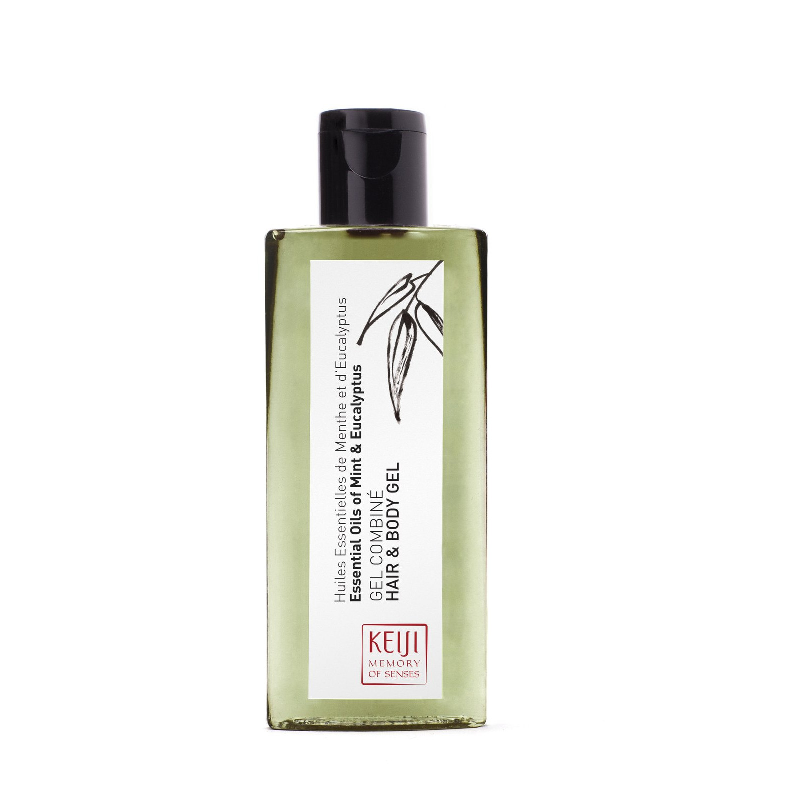 Keiji sampon és tusfürdő 40 ml, menta- és eukaliptuszolajjal